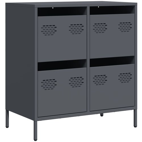 Maison Chic Komoda - Predalnik antracit 68x39x73,5 cm hladno valjano jeklo, (21719537) Cene