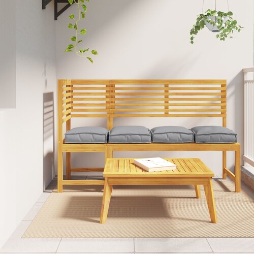 VidaXL jastučići za palete 4 kom Siva 40x40x8 cm Oxford tkanina Slike