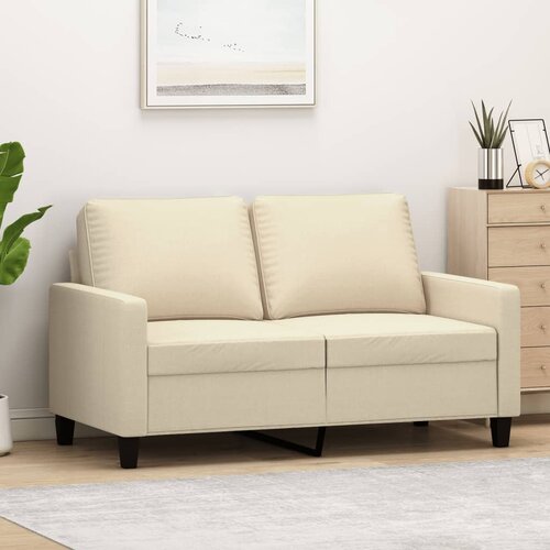  The Living Store Kavč dvosed krem 120 cm blago - Kavč Dvosed, (21454313) Cene
