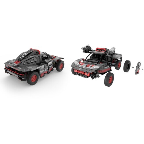  Licencirani auto na daljinsko upravljanje i sastavljanje 1:14 Audi RS Q e-tron RASTAR - 1046 elemenata - sivi Cene