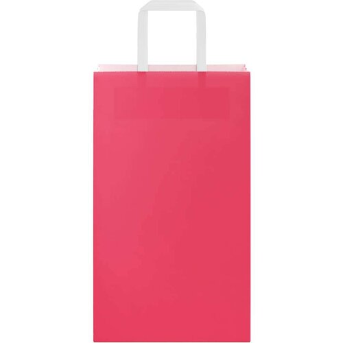  Papirnate vrećice 250 kom s ručkama ružičaste 21x11x36 cm Slike