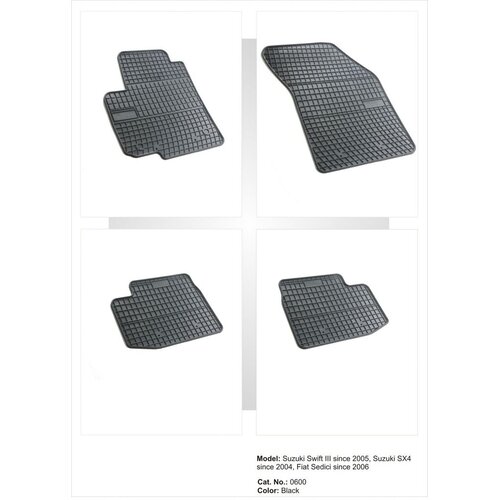 FROGUM Tipske patosnice za Suzuki SX4 (06-13) / Swift 3 (05+) / Fiat Sedici (06+) Cene