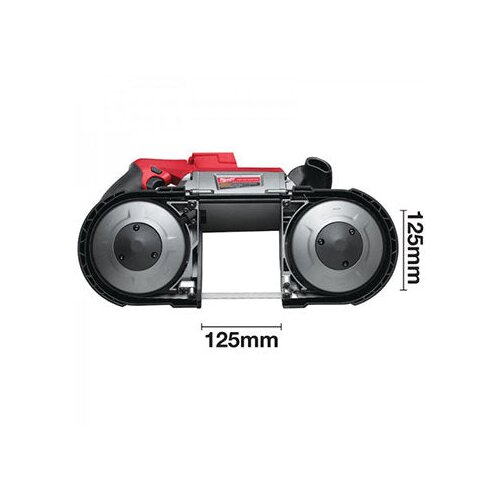 Milwaukee tračna aku testera 18V M18 CBS125-0 4933447150 Slike