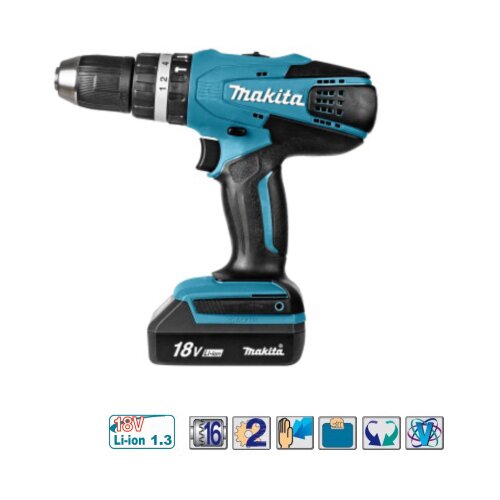 Makita Akumulatorska udarna bušilica HP457DWE Cene