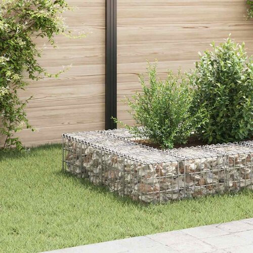 Furnova Kockasta visoka greda gabion iz jeklene žice 30x30x30 cm, (21920194) Cene