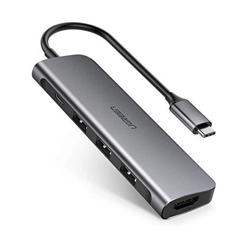 Ugreen type c na hdmi + usb 3.0x3 + pd power adapter 50209 Cene