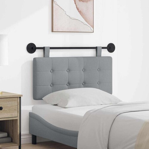  Držeće uzglavlje Zidne Svijetlo siva 100 x 55 x 5 cm tkanina - Svjetlosiva 90 cm bez LED Cene