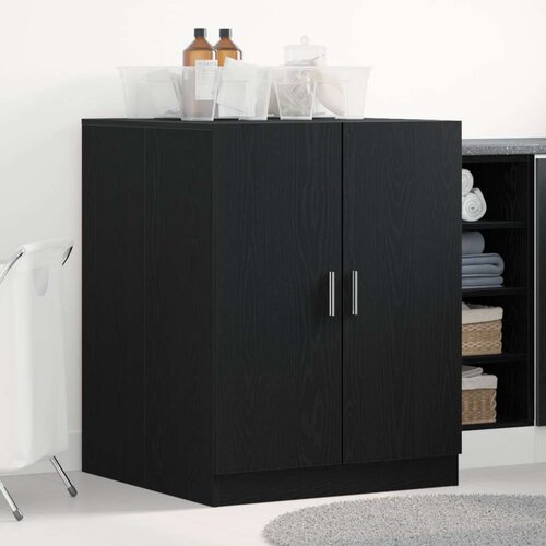  Ormar za perilicu rublja Crni hrast 70 5x71 5x91 5 cm Odličan kvalitet drva Slike