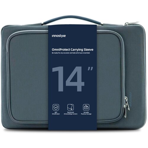 Innostyle TORBA ZA PRENOSNI RAČUNALNIK 14 VODOTESNA TORBA OMNIPROTECT SIVA, (21747169) Slike