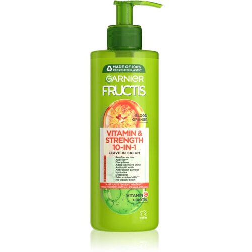 Garnier fructis vitamin & strength 10-IN-1 leave-in-cream ojačavajuća krema bez ispiranja za oslabljenu kosu koja ispada 400 ml za žene Cijene