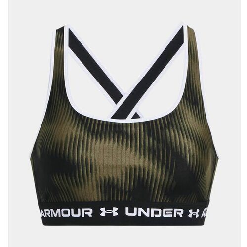 Under Armour crossback mid print, ženski top, zelena 1361042 Cene