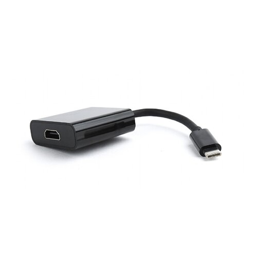  Adapter Type-C to HDMI, BLACK, GEMBIRD A-CM-HDMIF-01 Cene