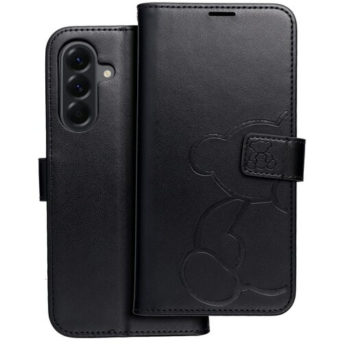  futrola flip mezzo book za samsung A36 5G teddy bear crna Slike