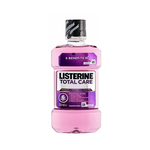 Listerine Mouthwash Total Care Clean Mint ustna voda za svež dah 250 ml unisex