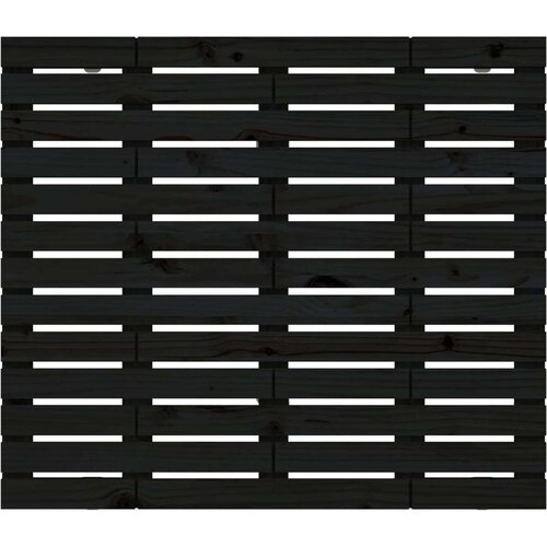  Zidno uzglavlje crni 81x3x91 5 cm od masivne borovine Slike