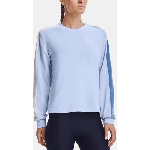 Under Armour MIkina Rival Terry CB Crew-BLU - Women