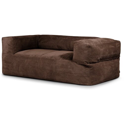 SLOWDOWN Tamno smeđa vreća za sjedenje od samta Sofa MooG – Cene