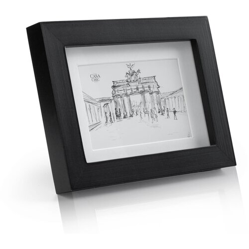 Casa Chic brighton okvir za slike staklena ploča 10 x 15 cm s passe-partoutom od pravog drveta Cijene