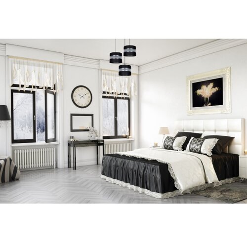  Visilica na sajli CORAL 3xE27/60W/230V crna/krom prečnik 45 cm Slike
