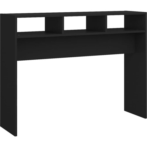 Maison Chic konzolna miza - miza ob steni črna 105x30x80 cm iverna plo&amp;scaron;ča, (21785919) Slike