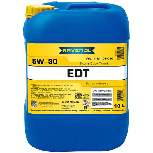 RAVENOL Motorno ulje EDT Extra Duty Truck 5W-30, 10 l Cene
