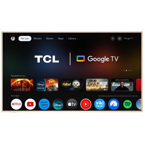 Tcl televizor 65A300W/QLED/65"/4K UHD/144Hz/Matte screen/"ai" art/google tv/frame Cene