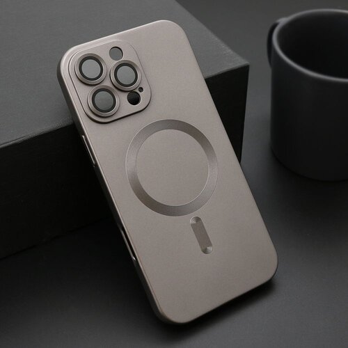Maska elegant magsafe za iphone 16 pro max/ siva Slike