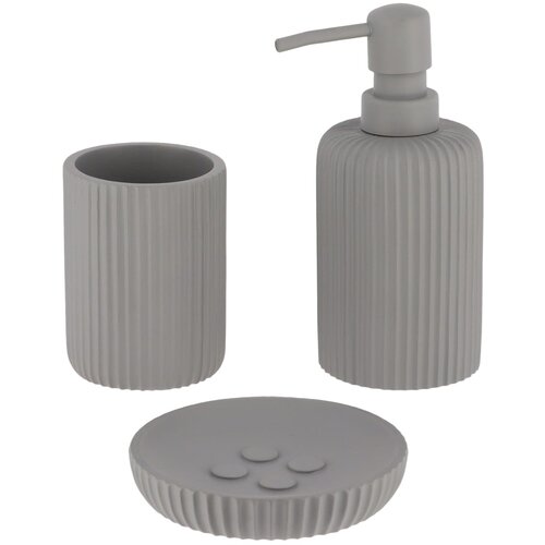 Tendance Ča&amp;scaron;a za četkice 7x9,5 cm poliresin siva Slike
