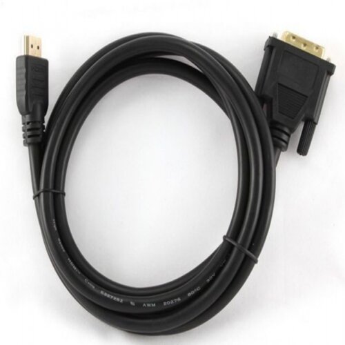 Gembird CC-HDMI-DVI-10 HDMI to DVI male-male cable with gold-plated connectors, 3m Slike
