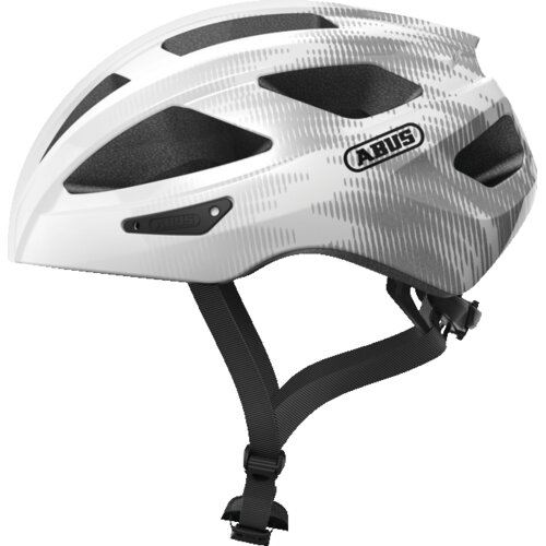 Abus Kaciga za bicikl Macator, 51/55cm, White Silver Slike
