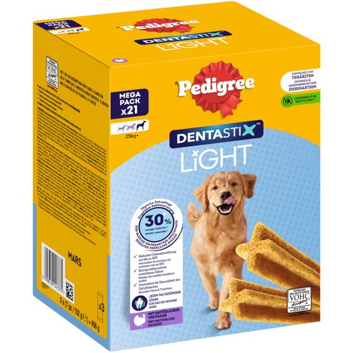 Pedigree Dentastix Light: Dental Chews za velike pse (>25 kg) - Multi pakiranje (42 komada) Cijene