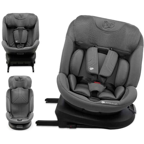 Kinderkraft autosjedalica XPEDITION 3 i-Size 0-36 kg (40-150 cm) 360, Grey Cene