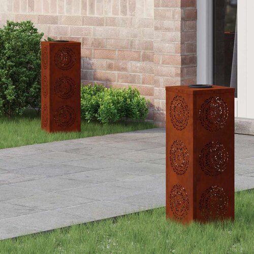  Solarna LED svjetlost za stazu 2 pcs Corten čelik Corten čelik Cijene
