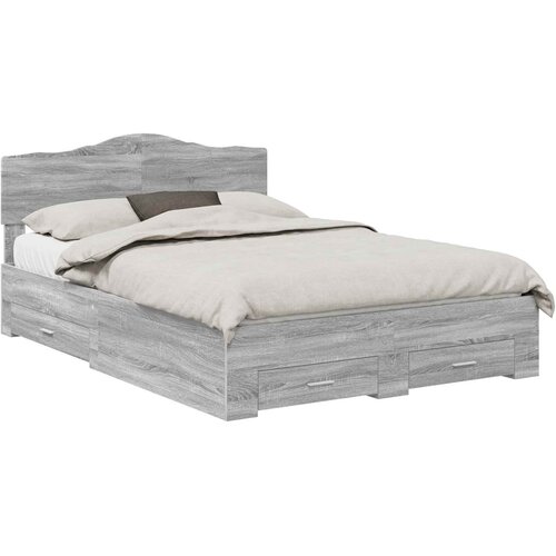  Krevetna konstrukcija Siva Sonoma 140 x 190 cm Slike