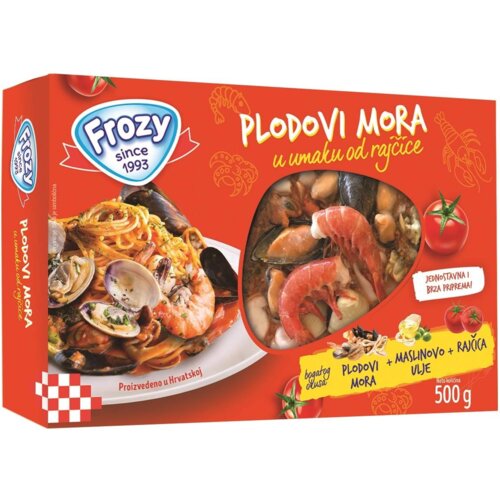 Frozy plodovi mora u sosu od paradajza 500g Cene