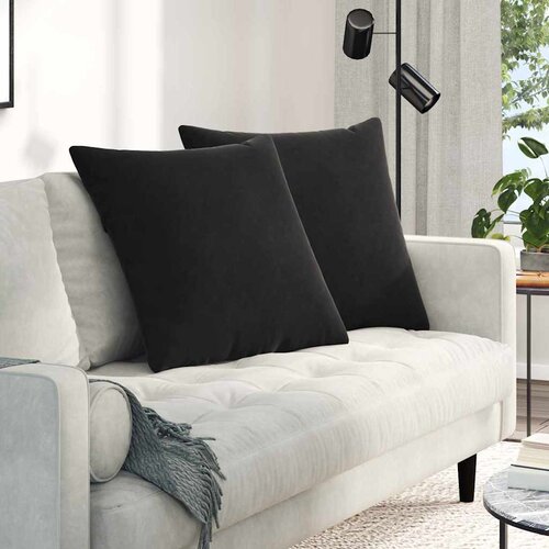  Jastučići za sofu 2 pcs Crna 60 x 60 cm Kordura tekstil Cijene