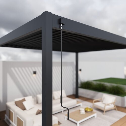 Rojaplast Bioklimatska pergola INTRO NEO 4&amp;times;3 m, aluminij &amp;ndash; samostojeća Slike