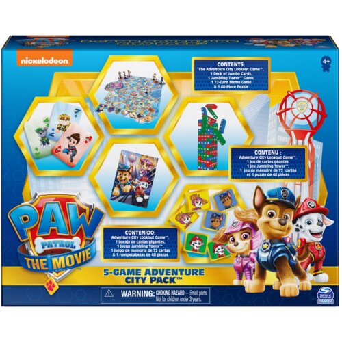Paw Patrol CGI COP Movie Bundle GML Dru&amp;scaron;tvena igra na ploči Dirka Slike