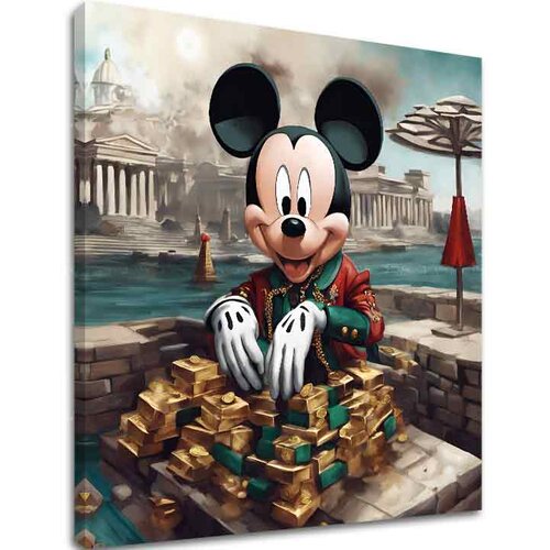  Slika na platnu - mickey mouse u luxusu | different dimensions Cijene