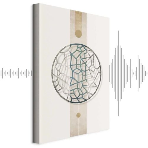 Slika - Circle with Artistic Details (1-part) - Abstract Shape 40x60 Cijene