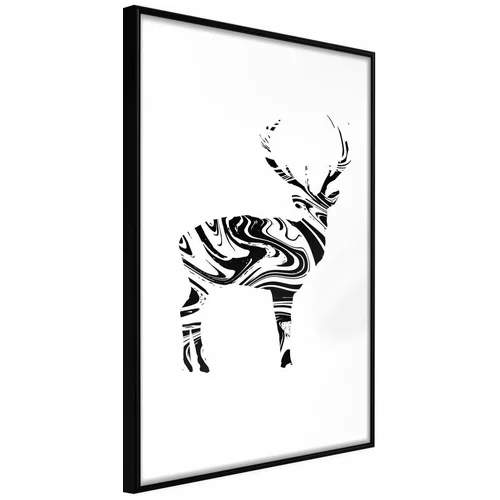  Poster - Marble Stag 20x30