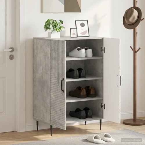  Ormar za cipele HAARLEM 59,5 x 39,5 x 89,5 cm Konstruirano drvo Slike