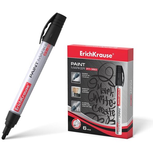 Erich Krause Paint marker PT-350, črn, (21221258) Cene