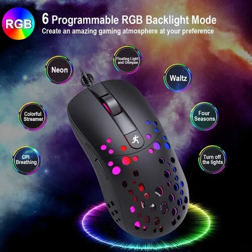  Gaming mi&amp;scaron; Weibo 902 sa RGB osvetljenjem Slike