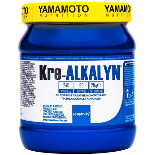 Yamamoto nutrition kre-alkalyn – snaga i izdržljivost 240 kapsula Cene