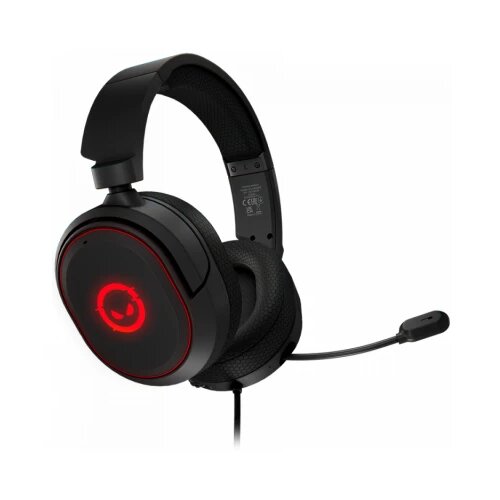 Lorgar Kaya 460, USB Gaming headset with microphone, CM108B, RGB backlight, Plug&amp;amp;Play, USB-A connection cable 2m, fabric ear pads, size: 192*184.7*88mm, 0.329kg, black Slike