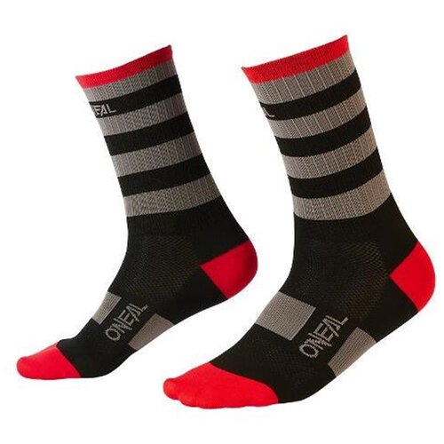  Čarape Oneal STRIPE black/gray/red 43-46 - 43-46 Slike