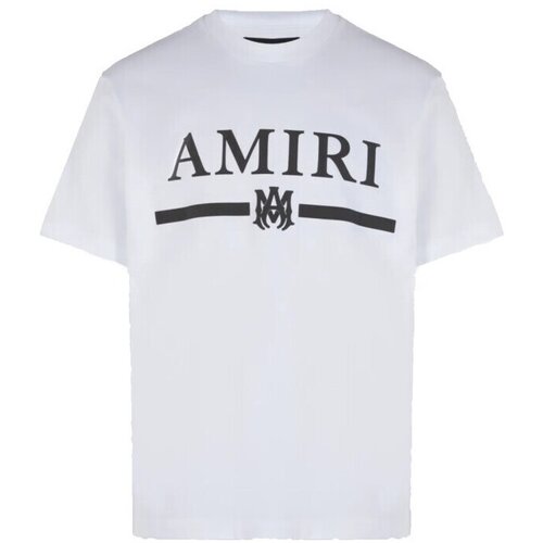 Amiri Majice s kratkimi rokavi M.A BAR TEE WHITE Bela Cene