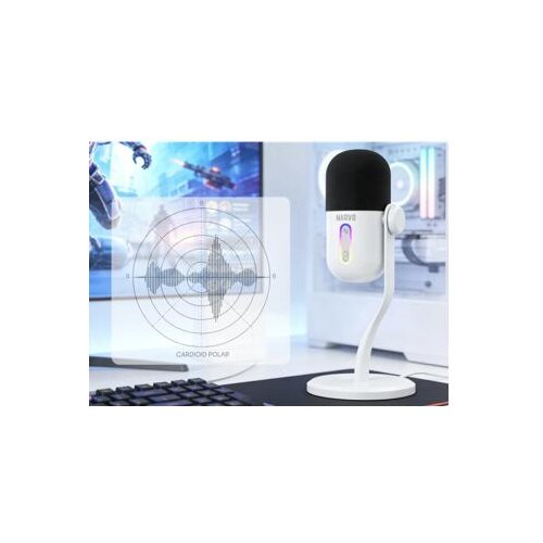 Marvo blast 50 mic08 wh mikrofon ( 007-0044 ) Slike