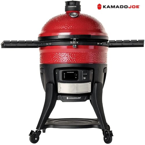 Kamado Joe Big Joe Konnected Joe Digital keramički roštilj i dimilica na ugljen s postoljem, 24"/61 cm Cene
